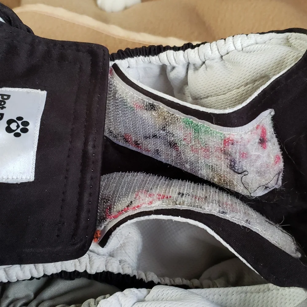 ( 4 diapers total) Incontinence Diapers for Dogs